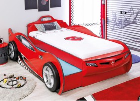 CARBED Кровать-машина Coupe с выдвижной кроватью Red 20.03.1306.00 в Балашихе - balashixa.katalogmebeli.com | фото