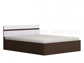 Ким кровать 1,4 (Венге/белый глянец) в Балашихе - balashixa.katalogmebeli.com | фото