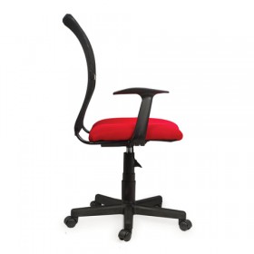 Кресло BRABIX Spring MG-307 (красно-черный) в Балашихе - balashixa.katalogmebeli.com | фото 3