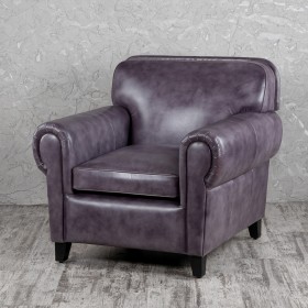 Кресло кожаное Элегант (Фиолетовый) в Балашихе - balashixa.katalogmebeli.com | фото