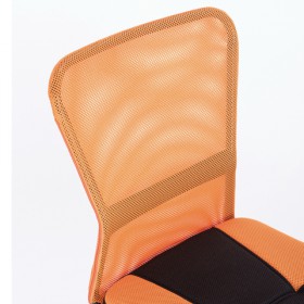 Кресло компактное BRABIX Smart MG-313 (черный, оранжевый) в Балашихе - balashixa.katalogmebeli.com | фото 4