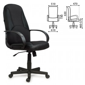 Кресло офисное BRABIX City EX-512 (черное) в Балашихе - balashixa.katalogmebeli.com | фото