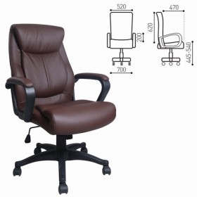 Кресло офисное BRABIX Enter EX-511 (коричневый) в Балашихе - balashixa.katalogmebeli.com | фото 1