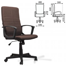Кресло офисное BRABIX Focus EX-518 (коричневый) в Балашихе - balashixa.katalogmebeli.com | фото