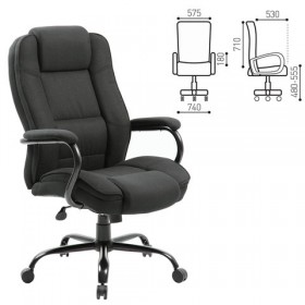 Кресло офисное BRABIX Heavy Duty HD-002 (ткань) в Балашихе - balashixa.katalogmebeli.com | фото