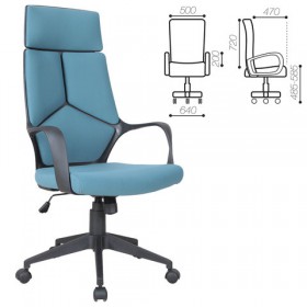 Кресло офисное BRABIX Prime EX-515 (голубая ткань) в Балашихе - balashixa.katalogmebeli.com | фото
