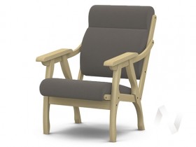 Кресло Вега-10 (бесцветный лак/ULTRA STONE) в Балашихе - balashixa.katalogmebeli.com | фото 1
