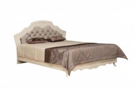 Кровать двойная "Кантри" (вудлайн кремовый/патина/ортопед/1820) в Балашихе - balashixa.katalogmebeli.com | фото