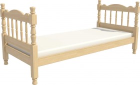Кровать одинарная Аленка из массива сосны 800*1890 Сосна в Балашихе - balashixa.katalogmebeli.com | фото 3