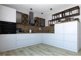 Модульная кухня Бронкс 1,8 м (Кварц) в Балашихе - balashixa.katalogmebeli.com | фото 5