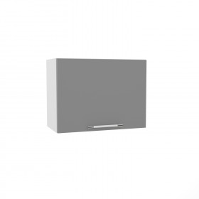 Квадро ВПГ 600 шкаф верхний горизонтальный высокий (Ваниль кожа/корпус Серый) в Балашихе - balashixa.katalogmebeli.com | фото