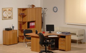 Мебель для персонала Рубин 42 Светлый миланский орех в Балашихе - balashixa.katalogmebeli.com | фото 2