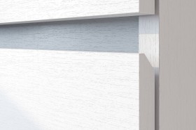 Модульная система "Токио" Тумба прикроватная Белый текстурный / Белый текстурный в Балашихе - balashixa.katalogmebeli.com | фото 4