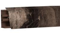 Плинтус LB-38, L=3000мм, мрамор бергамо темный в Балашихе - balashixa.katalogmebeli.com | фото