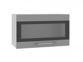 Ройс ГВПГСФ 600 Шкаф верхний горизонтальный (Графит софт/корпус Серый) в Балашихе - balashixa.katalogmebeli.com | фото