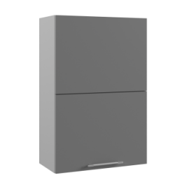 Ройс ПГПМ 600 Шкаф верхний Blum Aventos HF (Графит софт/корпус Серый) в Балашихе - balashixa.katalogmebeli.com | фото