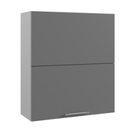 Ройс ПГПМ 800 Шкаф верхний Blum Aventos HF (Графит софт/корпус Серый) в Балашихе - balashixa.katalogmebeli.com | фото