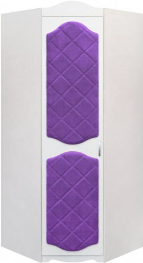 Шкаф угловой Иллюзия 32 Фиолетовый в Балашихе - balashixa.katalogmebeli.com | фото