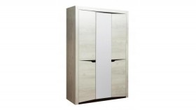 Шкаф для одежды "Лючия" (3-х дв.) (венге / белый) в Балашихе - balashixa.katalogmebeli.com | фото