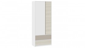 Шкаф для одежды комбинированный «Сканди» Дуб Гарден/Белый/Глиняный серый в Балашихе - balashixa.katalogmebeli.com | фото