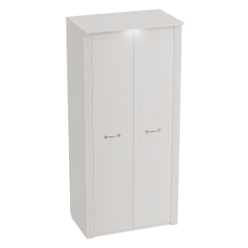 Шкаф двухдверный Элана 645 Бодега белая в Балашихе - balashixa.katalogmebeli.com | фото