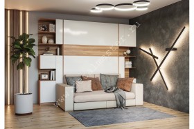 Шкаф-кровать с диваном Дина в Балашихе - balashixa.katalogmebeli.com | фото 1