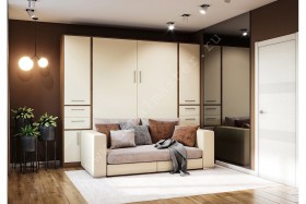 Шкаф-кровать с диваном Злата в Балашихе - balashixa.katalogmebeli.com | фото 1