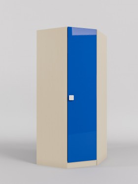 Шкаф угловой (угловая секция) Скай люкс (Синий/корпус Клен) в Балашихе - balashixa.katalogmebeli.com | фото