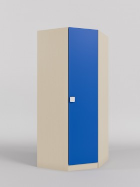 Шкаф угловой (угловая секция) Скай (Синий/корпус Клен) в Балашихе - balashixa.katalogmebeli.com | фото