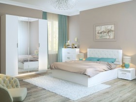 Спальня Тиффани (Белый текстурный) в Балашихе - balashixa.katalogmebeli.com | фото