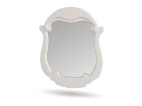 Зеркало настенное Мария (Белый глянец) в Балашихе - balashixa.katalogmebeli.com | фото