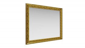 Зеркало навесное "Айрум"/(дуб кальяри / профиль: золото с орнаментом) в Балашихе - balashixa.katalogmebeli.com | фото